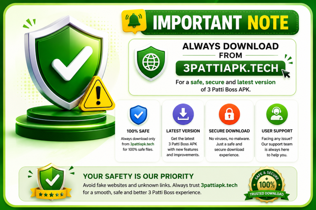 3 Patti Boss Download from 3pattiapk.tech safely