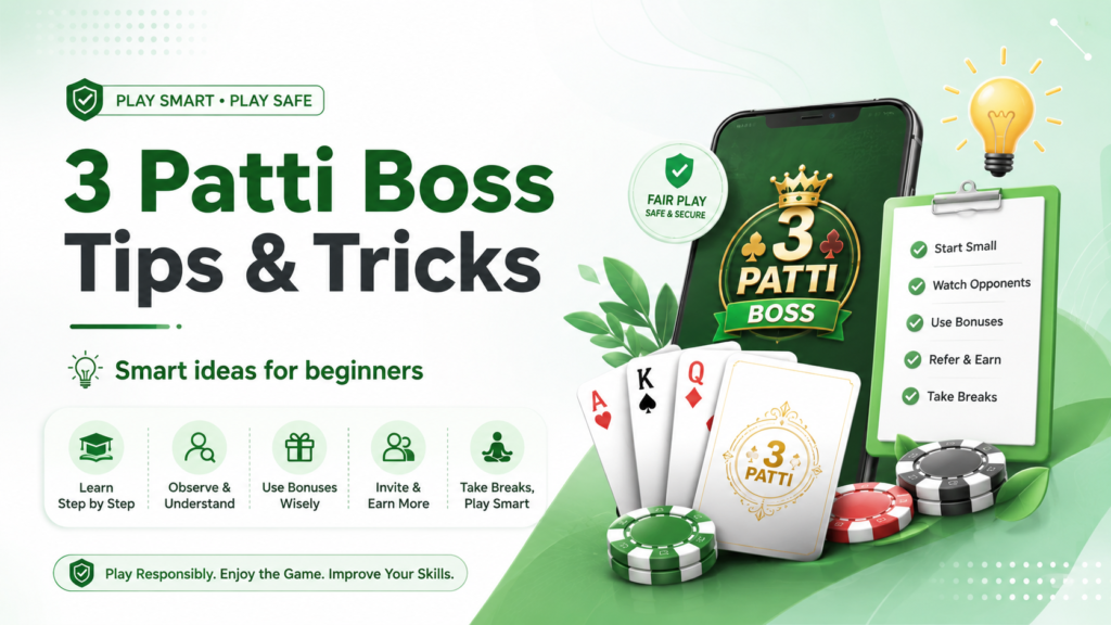 3 Patti Boss Tips and Tricks